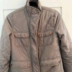 Thread & Supply Fleece Lined Quilted Jacket, Women's Size XS